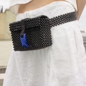 Susan Alexandra Beaded Go waist bag